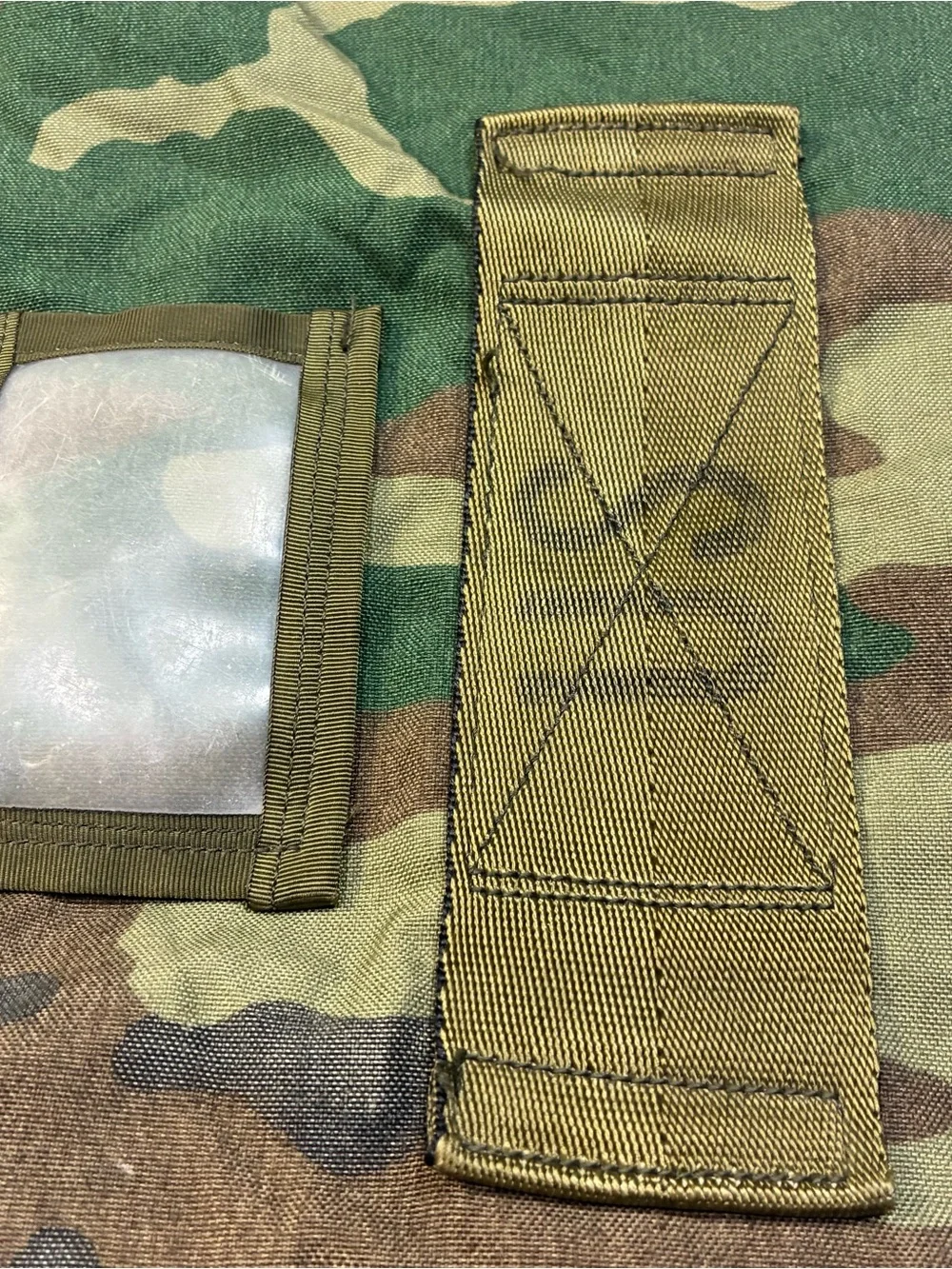 Military Issue Raleigh Industries Protective Ensemble Carrying Bag Woodland Camo